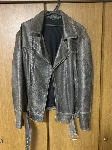 ZARA 가죽 라이더 재킷 S