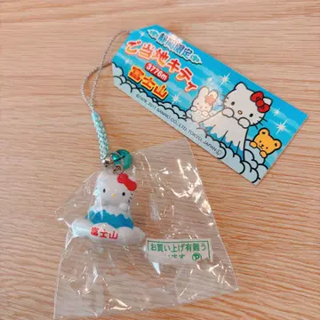 새상품 레어 헬로키티 시즈오카 한정판 3776m 후지산 네츠케 스트랩