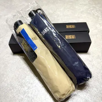 새상품 DAKS W 점프 접이식 우산 2색 세트 베이지 네이비