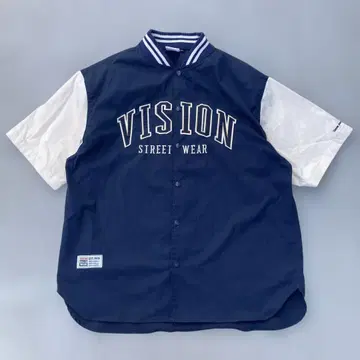 VISION STREET WEAR 반팔 자켓 절개 구제 옷