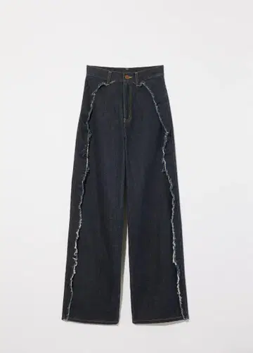 eaphi RUFFLE DETAIL DENIM PANTS 1