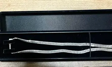 육면(6면) 더블 키헤이 목걸이 실버 925