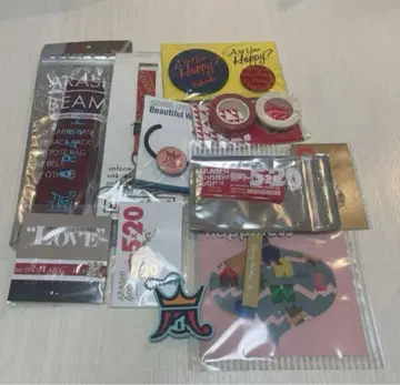 사쿠라이 쇼 머리끈 암 스트랩 캔배지 넥스트랩 러기지 마크