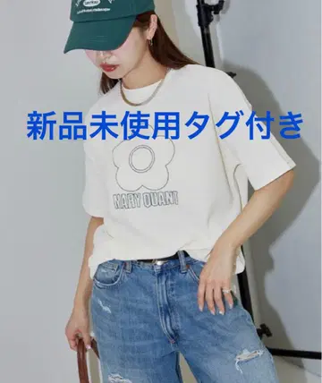 마리 콴트 PUBLUX 파블릭스 와플 티셔츠 화이트