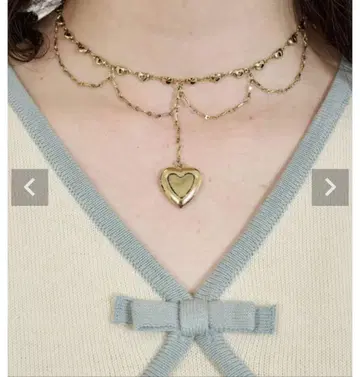 TINA:JOJUN 하트 로켓 목걸이