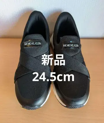 [새상품] MK MICHEL KLEIN 블랙 슬립온 24.5cm