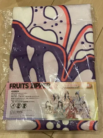 gigo 한정 FRUITSZIPPER 나카가와 루나 후드 부착 타월