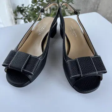 미품 미하마 MIHAMA 리본 샌들 23cm
