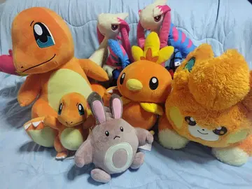 포켓몬 포켓몬스터 엄청 폭신폭신 봉제 인형 7개 세트