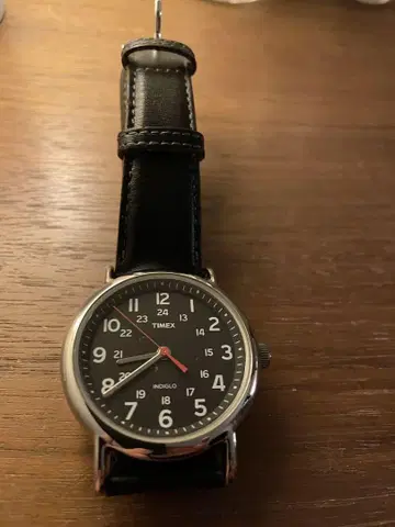 TIMEX 아날로그 시계 인디글로 라이트 포함