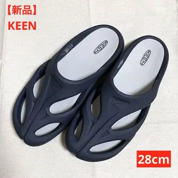[새상품] 킨 샨티 블랙 아이리스/화이트 샌들 28cm