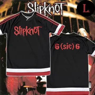 Slipknot 슬립낫 [ 6(sic)6 ] 저지 스타일 티셔츠 L