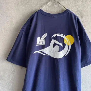 Martigues 수영 클럽 티셔츠 L 네이비