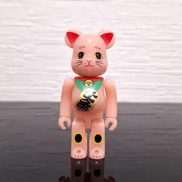 베어브릭 BE@RBRICK 시리즈 33 애니멀 마네키네코 축광 뒤 핑크