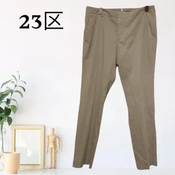 zB424 [M] 23구 팬츠 테이퍼드 실루엣 센터 프레스