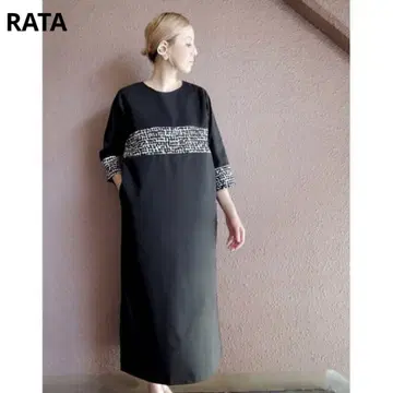 [ 새상품급 ] RATA 작가 멋스러운 어른 원피스