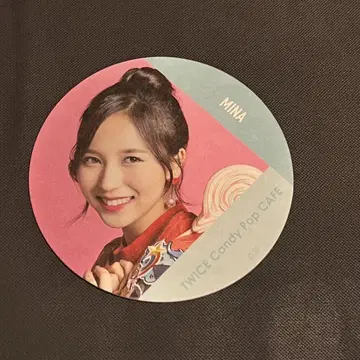 TWICE Mina 코스터 Candy Pop CAFE