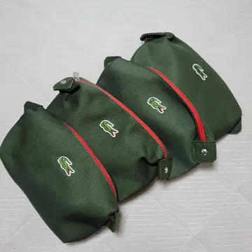 [미사용] LACOSTE 태국 항공 비즈니스 클래스 트래블 파우치 4세트