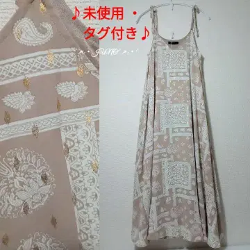 페이즐리 캐미 원피스 Alluge 알루쥬 미사용 택 포함