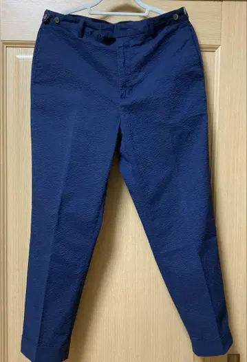 beams plus 시어서커 슬랙스