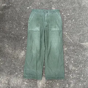 Used Us Army OG-107 Utility Trouser 60s