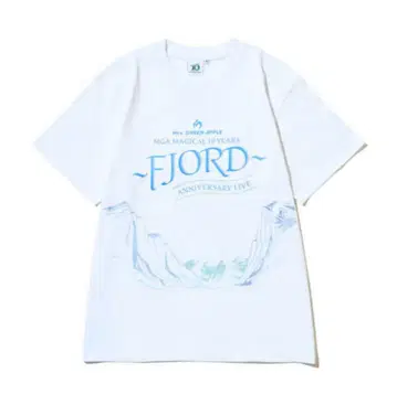 미세스 피요르드 FJORD 로고 T셔츠 화이트