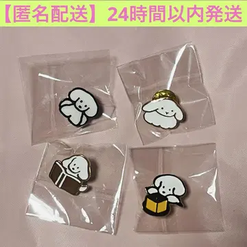 [새상품 미개봉] 테라오카 나츠미 강아지 핀배치 4종 세트