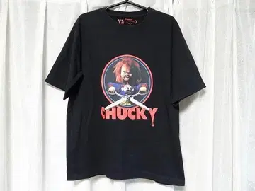 레어 영화 CHUCKY 척키 호러 티셔츠 L 사이즈