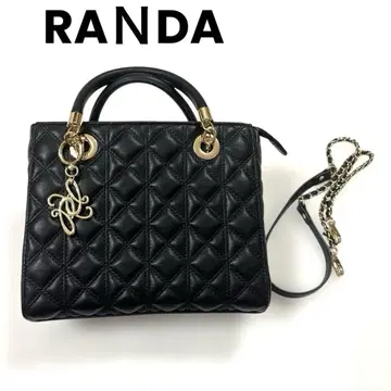 새상품급 RANDA 2WAY 퀼팅 미디 백
