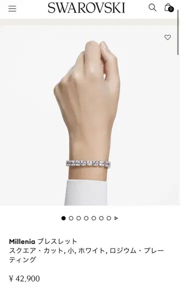 SWAROVSKI 스와로브스키 Millenia 팔찌