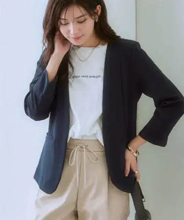 테일러드 자켓 네이비 S