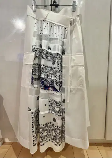 컨디션 최상! Sacai Archive Print Mix Skirt