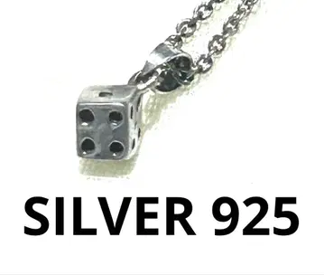 SILVER 925 주사위 다이스 목걸이
