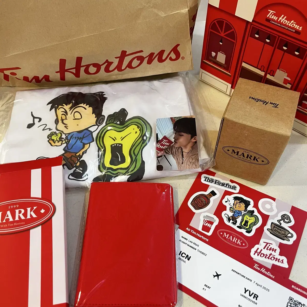 NCT マーク　ティムホートンズ　Mark's Home SET フルセット 即発送 NCT マーク ティムホートンズ コラボ HOMESET - メルカリ