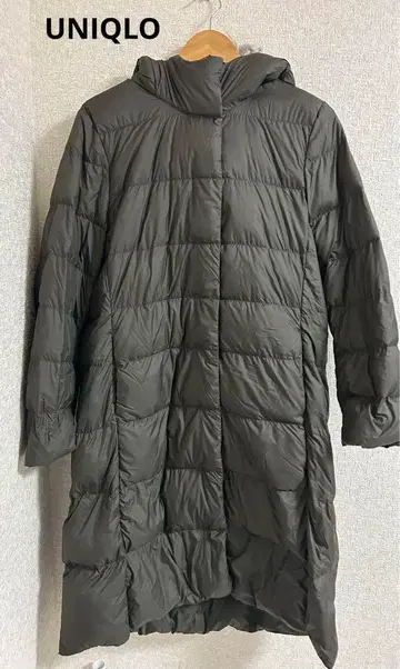 UNIQLO 라이트 웨이트 다운 후디드 코트