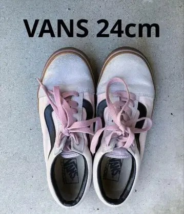 새상품급 Vans 핑크 스니커즈 24cm