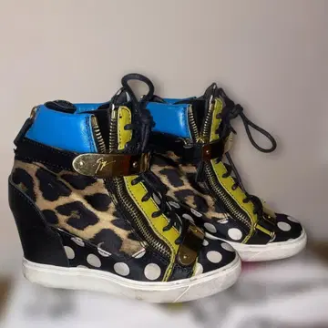 Giuseppe Zanotti 웨지 힐 스니커즈 멀티 컬러 y2k