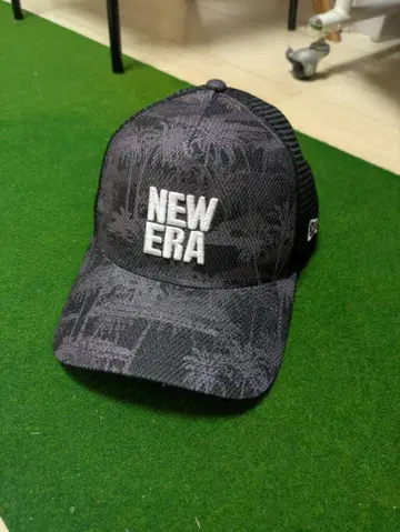 NEW ERA 골프 캡 야자수 패턴