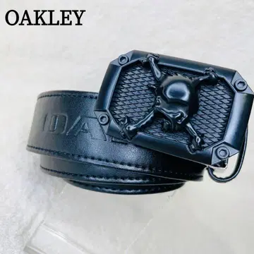 OAKLEY 오클리 벨트 스컬 가죽 골프 블랙