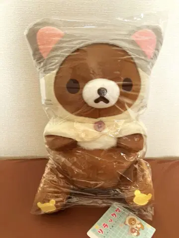 리락쿠마 고양이네코네코 온천 봉제 인형 BIG 차이로이코구마 큼