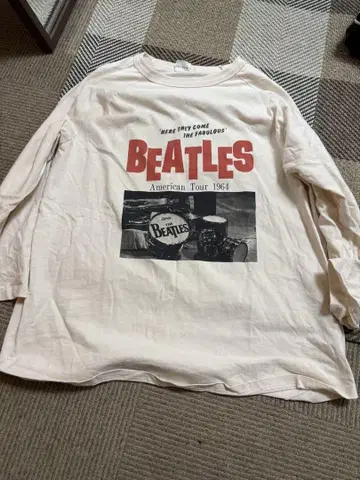 THE BEATLES 아메리칸 투어 1964 긴팔 티셔츠 L