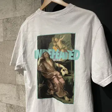 UNDEFEATED 프린트 T셔츠 화이트 M USA