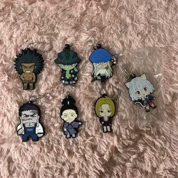 HUNTER x HUNTER 캡슐 러버 마스코트 7개 세트