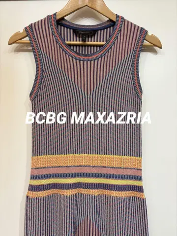 BCBG MAXAZRIA 원피스 썸머 니트 슬리브리스 S 사이즈