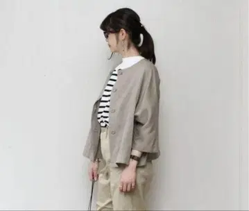 LE GLAZIK 르 그라지크 린넨 블라우스 풀오버