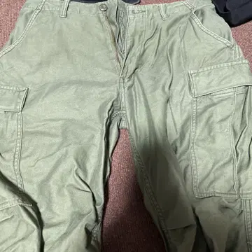 ALPHA INDUSTRIES 카고 팬츠 M 사이즈 올리브 그린