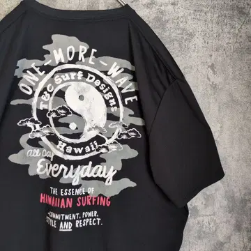 오버사이즈 T&C Surf 메쉬 티셔츠 일본풍 패턴 나이스 디자인