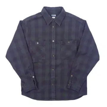 THE FABRIC DARK CHECK SHIRTS L 사이즈