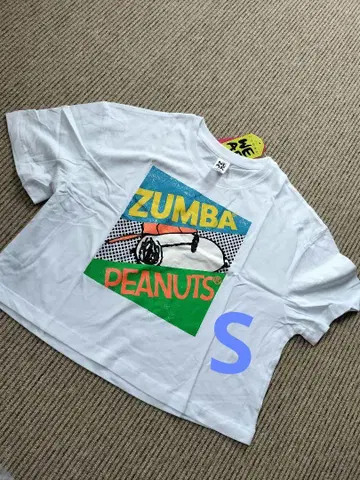 ZUMBA PEANUTS 반팔 티셔츠 여성용 미사용 새상품 S