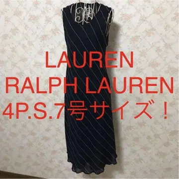 RALPH LAUREN/랄프 로렌 작은 사이즈! 종아리 기장 원피스 4P